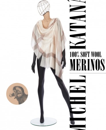 Палантин Унисекс T.W40_24DMW-3.3/BEIGE